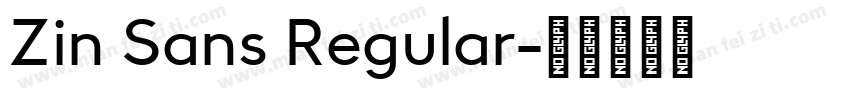 Zin Sans Regular字体转换
